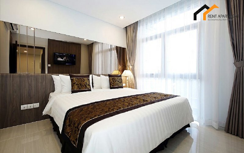 flat bedroom microwave condominium deposit